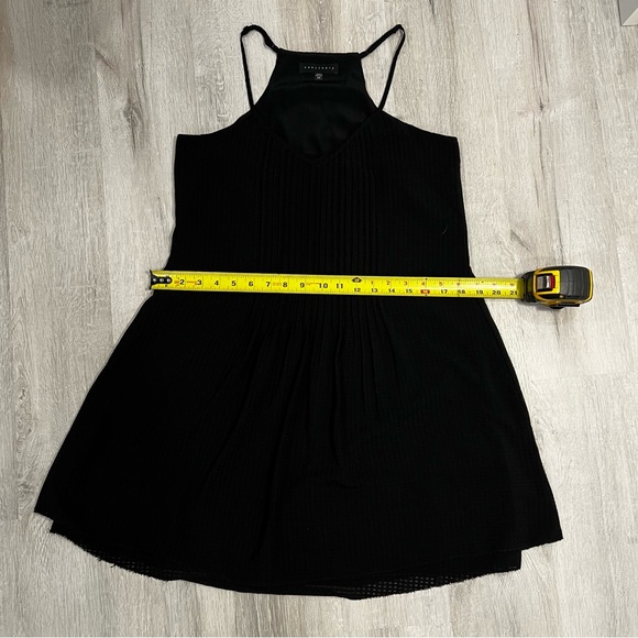sanctuary Black Spaghetti Strap Lined Little Black Dress.  Size Small. - Picture 7 of 10